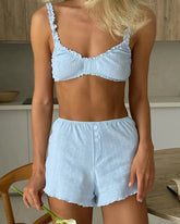 Zarif Şortlu Pijama Takımı Zalle